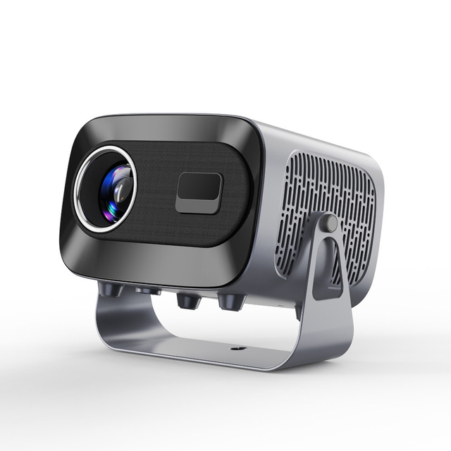Portable Android 13 Smart LED LCD Mini Projector with WiFi6 BT5.0 390ANSI 4K Ready for Business Home Theater