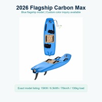 Tabla de Surf Eléctrica de Fibra de Carbono Pura de 15KW, Jetboard de Alta Velocidad para Distribuidores de Deportes Acuáticos