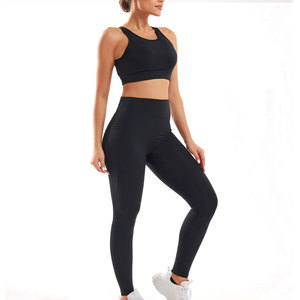 El Mejor Proveedor de Ropa Deportiva de Alto Rendimiento, Transpirable, Ligera y Cómoda, Leggings de Cintura Alta y Conjunto de Sujetador Deportivo - Product Image 2