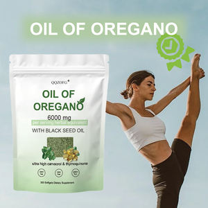 Aceite de orégano de gran venta OEM con aceite de semilla negra y suplemento de hierbas de carvacrol 300 recuentos mejora el sistema inmunológico - Product Image 4