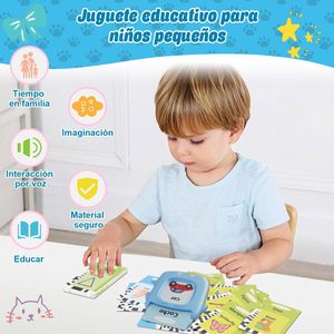 Tarjetas Didácticas <span class=keywords><strong>de</strong></span> Plástico Bilingües GY, Juguetes Educativos para Niños <span class=keywords><strong>de</strong></span> <span class=keywords><strong>3</strong></span> Años, 224 Palabras, 112 Tarjetas <span class=keywords><strong>de</strong></span> Doble Cara, Preescolar, Festivas - Product Image 2
