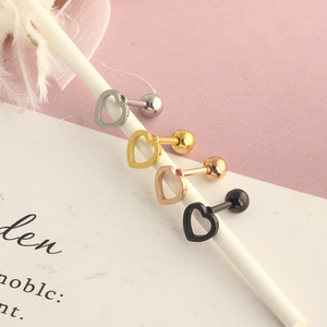 Pendiente quirúrgico de acero inoxidable para <span class=keywords><strong>hombre</strong></span> y mujer, <span class=keywords><strong>Piercing</strong></span> de cartílago, hélice, oreja, Punk - Product Image 4
