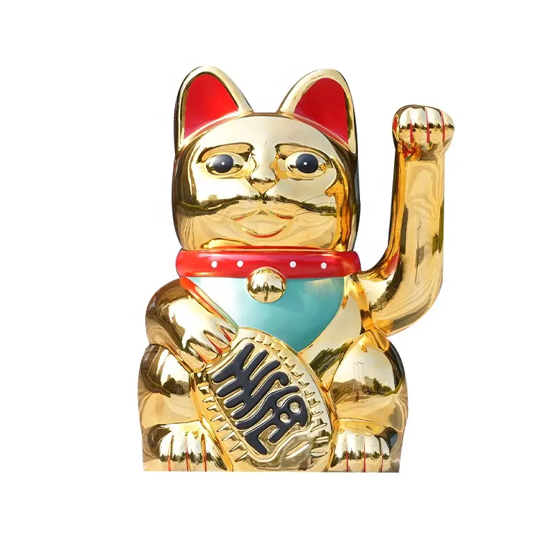 GRP Maneki-neko Courtyard Park Green Space Art Creative Abstract Sculpture