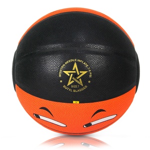 Ballon de basketball PSYCHE en cuir hygroscopique, taille 7, <span class=keywords><strong>noir</strong></span>/orange, pour intérieur/extérieur, avec logo personnalisé, breveté par l'usine, idéal pour l'entraînement - Product Image 4