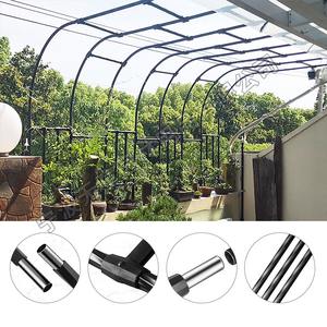 Demi-arche de jardin Demi-arche en treillis Rose contre le mur Extérieur Support à fleurs Plantes Escalade Pergola Jardin Demi-arche en treillis - Product Image 2