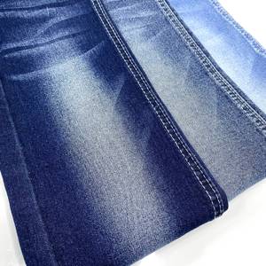 Siêu Căng Faked Dệt Kim Pha Trộn Denim Jeans Vải Màu Xanh đậm 10 Oz Căng Denim Vải - Product Image 1