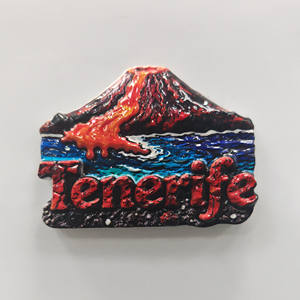 Imán de Resina 3D con Diseño Personalizado al por Mayor, Recuerdos Turísticos de Puerto de Tenérife, Algarve, Portugal, Imán de Nevera de Epoxi - Product Image 5