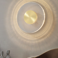 Appliques murales design nordique moderne de luxe léger, abat-jour en verre, éclairage LED créatif pour salon et couloir