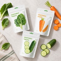 Sachets personnalisés en PE laminé, résistants à l'humidité, avec fermeture éclair, pour bonbons lyophilisés et snacks, qualité alimentaire