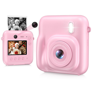 Cámara de Fotos Instantánea para Niños <span class=keywords><strong>Sonida</strong></span>, Impresión Térmica, Sensor CMOS de 48MP, 1080P, Tarjeta TF, Mini, con Pantalla de 2.4 Pulgadas y Zoom de 16X - Product Image 1