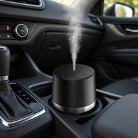 Diffuseur de parfum sans fil Type-C, 2 modes, rechargeable, intelligent, portable, pour porte-gobelet de voiture et bureau