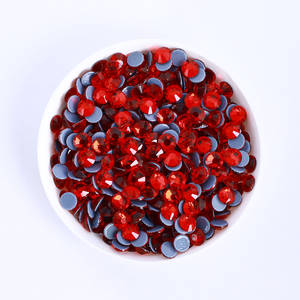 หินคริสตัลพลอยเทียมแบบหลังแบนสำหรับเครื่องประดับเสื้อผ้า - Product Image 5