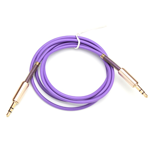 <span class=keywords><strong>สาย</strong></span>เครื่องเสียงรถยนต์สำหรับหูฟังคอมพิวเตอร์ทีวีมือถือลำโพง MP3แบบสปริงชุบทองมีความยืดหยุ่นมากขึ้นสาย <span class=keywords><strong>AUX</strong></span> - Product Image 4