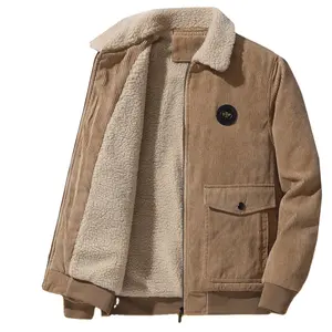 2024 Winter Corduroy Port Style Street thickened warm trend Classic vintage jacket
