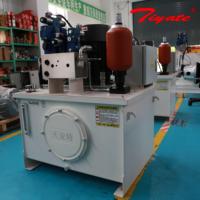 Unité de puissance hydraulique personnalisée avec accumulateur, moteur AC, électrovanne, bloc de distribution, manomètre pour machine-outil, usine OEM