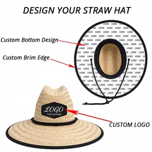 2026 High Quality Sun Lifeguard Custom <b>Straw</b> <b>Hat</b> Beach <b>Straw</b> Fishing <b>Hat</b> Wholesale <b>Straw</b> <b>Hats</b> for Outdoor Sun Protection - Product Image 2