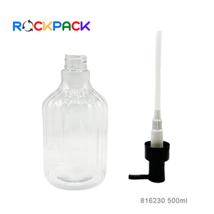Botellas de Plástico Redondas de 500 ml <span class=keywords><strong>con</strong></span> Bomba Dosificadora para Jabón de Manos, Loción Corporal y Champú - Product Image 5