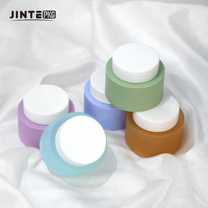 Vuoto rotondo arancione colorato in plastica PP doppia parete contenitore barattolo con coperchio per la cura della pelle <span class=keywords><strong>crema</strong></span> per il <span class=keywords><strong>viso</strong></span> - Product Image 6