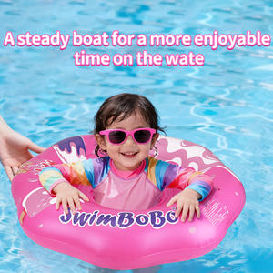 स्विबोबो शिशु पूल फ्लोट बेबी स्विमिंग रिंग टॉडलर सीट नाव <span class=keywords><strong>pvc</strong></span> पर्यावरण अनुकूल राउंड बाथटब खिलौने सामान - Product Image 2