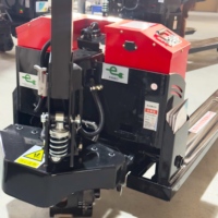 Chariot élévateur électrique hydraulique neuf avec roues en PU |   Chariot élévateur semi-électrique 1,5T/2T/3T pour usage en usine et en entrepôt extérieur
