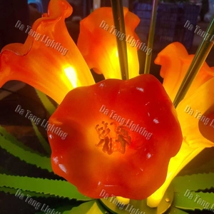 Esculturas de Flores Luminosas Botánicas para Jardines, Parques Temáticos, Centros Comerciales, Resorts y Exhibiciones de Atracciones en Festivales - Product Image 3