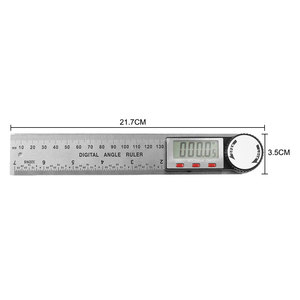 Règle d'<span class=keywords><strong>angle</strong></span> de rapporteur à affichage numérique en acier inoxydable pour la mesure du travail du bois, outil de mesure d'<span class=keywords><strong>angle</strong></span> - Product Image 4