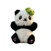 Portachiavi Giocattolo Panda in Peluche Ecologico e Morbido per Feste di Bambini 5-7 Anni