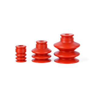 Ventouse en silicone robuste avec trou de 8 mm et diamètre de 6 à 50 mm pour robot de préhension et de pose pour moulage par injection - Product Image 1