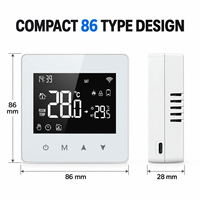 Thermostat intelligent Tuya WiFi Zigbee pour chaudière à gaz et chauffage de l'eau, contrôle à distance par application, écran tactile, régulateur de température ambiante, vente en gros