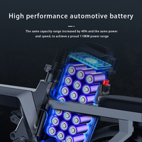 Batterie de Vélo Électrique en Gros d'Usine, Cathode LiNiMnCoO2, 24V-72V 20-100Ah, Modèle V8, 1500 Cycles, -30~60°C