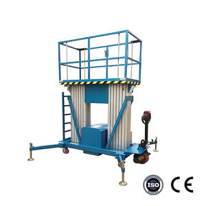 <span class=keywords><strong>Platform</strong></span> Lift Tiang Teleskopik Hidrolik Elektrik 8m 10m 12m 14m dari Aluminium Alloy, Portabel, Tiang Tunggal dan Ganda Vertikal - Product Image 4