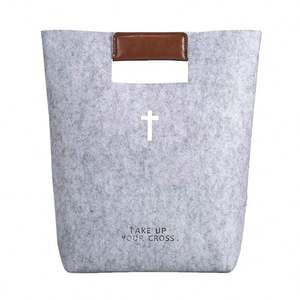 Muestra Gratuita, Bolsa de Transporte para Biblia Portátil al por Mayor, Bolsas Impermeables para Libros, Bolsa de Transporte para Biblia con Asa de PU - Product Image 1