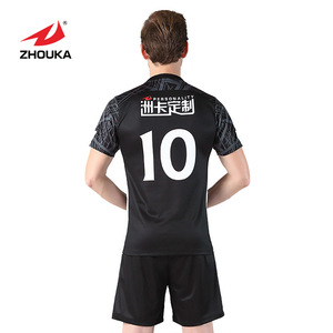 Zhouka wholesale custom design for men football team wear xxxl jersey sizes - Product Image 3