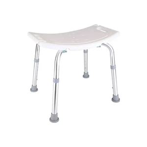 Chaise d'aisance pliante en aluminium à hauteur réglable pour salle de bain - Product Image 1
