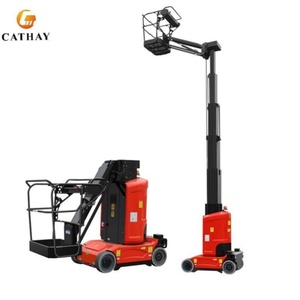Plateforme élévatrice verticale compacte à mât télescopique électrique pour l'entretien intérieur et extérieur - Product Image 2