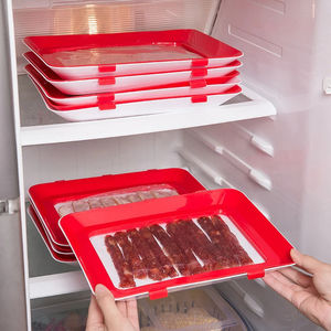 Bandeja al por mayor para conservación de alimentos al vacío, apilable en el refrigerador, con película de sellado nano, accesorios de cocina - Product Image 3
