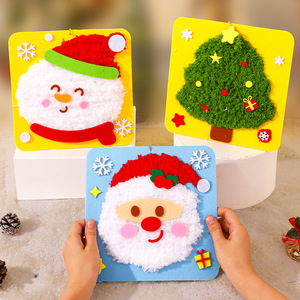 Regalo di <span class=keywords><strong>natale</strong></span> per bambini tessuto Non tessuto per cucire asilo creativo Kit materiale artigianale artigianale <span class=keywords><strong>natale</strong></span> - Product Image 1