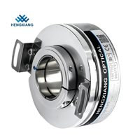 Encodeur rotatif optique à arbre creux K76 18-30mm 48000PPR NPN/PNP Sortie TTL Push-Pull DC5V-30V Onde carrée IP50 pour l'automatisation