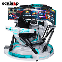 Oculeap nuevo diseño VR Racing Simulator 3 pantalla F1 Racing Driving Arcade VR Gaming Motion Dynamic 9D Car Racing VR máquina de juego