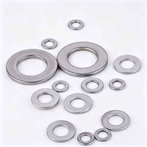 Rondelle plate industrielle en acier inoxydable GB97.1, entretoise métallique, surface lisse, tolérance standard - Product Image 1