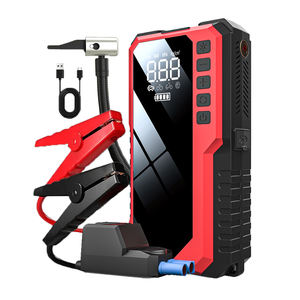 Booster de batterie OEM & ODM 10000mAh Kit de démarrage de voiture Power Bank avec lumière LED et pompe à air pour camion et moto - Product Image 1