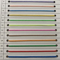 Cordon élastique, corde extensible, corde colorée, cordons en stock, corde élastique