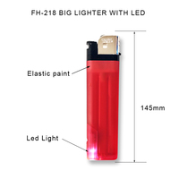 Briquet jetable en plastique moderne personnalisé de type torche, sortie d'usine