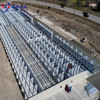 Atelier préfabriqué, structure en acier préfabriquée, bâtiment métallique durable pour atelier de fabrication industrielle