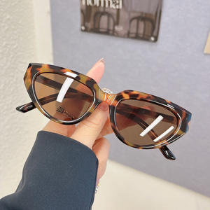 Gafas de Sol Estilo Ojo de Gato, Protección UV400, Montura de PC, Diseño Ovalado, Moda Urbana para Mujer, Tipo 3 - Product Image 5