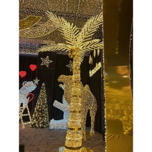 Décorations de Noël d'extérieur, lumières solaires pour arbre de Noël, étanches IP65, avec un nouveau design - Product Image 4