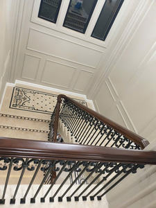 Escalier en acier forgé haut de gamme, production vietnamienne, avec barres robustes de 14x14 mm, nouveau design - Product Image 3