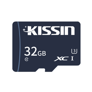 Tarjeta Micro SD/TF de Plástico <span class=keywords><strong>KISSIN</strong></span>, Compatible con OEM, Logotipo Personalizado Disponible, en Stock, U3, 16GB a 512GB, Negra, para Cámara - Product Image 1