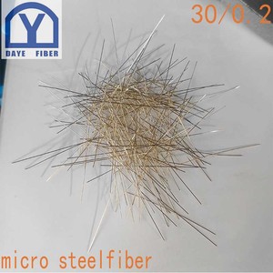 Alambre recubierto de latón de 0.2/30 6 mm, resistente al desgaste, fibra de acero fundible reforzada, refractaria para mezcla de hormigón UHPC - Product Image 4