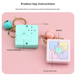 Gioco Educativo per Bambini con Cubo Puzzle in Plastica, Console Portatile con Effetti Sonori e Luminosi, Giocattolo per l'Allenamento della Memoria - Product Image 4